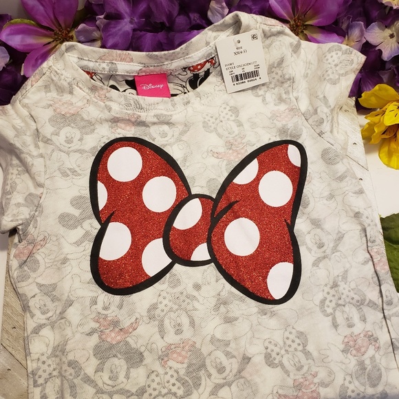 Disney Other - 3/$35 Disney Minnie Ivory Blouse, New, Size 4T